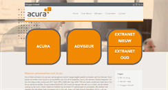 Desktop Screenshot of acura.nl